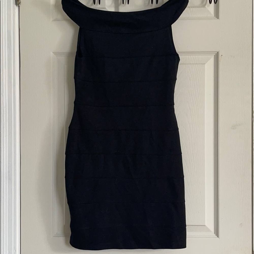 Mini black dress